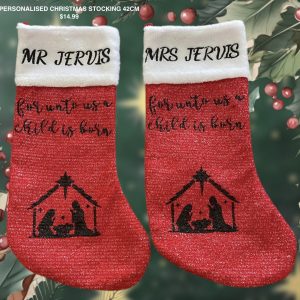 Personalised Christmas Stockings 42cm