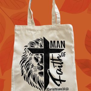 Man Of Faith Tote Bag