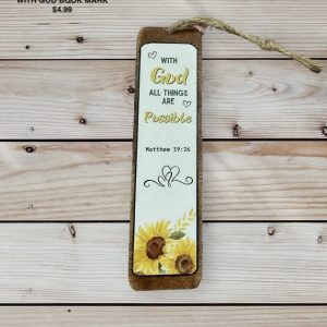 With God Book Mark